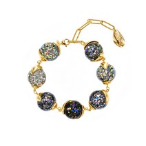 러빈볼 달빛이 비치는 스노우볼 팔찌(Black)