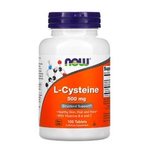 나우푸드 L 시스테인 엘시스테인 500mg 110정 메티오닌 타우린 아미노산, 1개