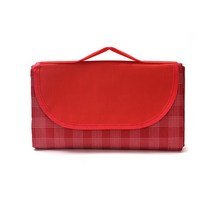 캠핑피크닉 도톰한 돗자리휴대용 두꺼운 접이식 캠핑 매트 3 가지 크기 자가 운전 피크닉 매트리스 봄 가, 02 빨간_01 150x100