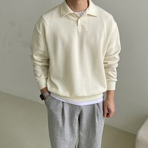러버 단추 카라 니트 (11color)