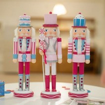풍경나라)스윗 핑크 호두까기 인형(38cm) 3type, B(핑크케익 모자)