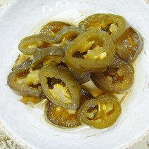 맛있는 반찬 할라피뇨 썬고추 장아찌 1Kg 늘푸른 한옥마을 한옥 반찬단지