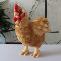 진짜같은 닭 인형 치킨 양계장 암탉 수탉 거위 모형 조형물, A