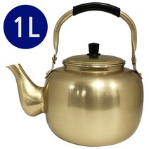 대원 황주전자(1L) 양은주전자 동주전자 막걸리 옛날, 대원 양은 황주전자 1L