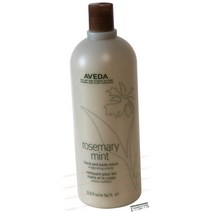 아베다 로즈마리 민트 핸드 앤 바디 워시 상쾌한 아로마 포함 33.8 fl oz 1 L