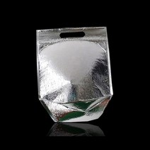 [O1R] 보냉파우치 25X28cm 지퍼식 보냉봉투 보냉 아이스백 밑면5.5cm 보냉팩 50매 은박보냉팩 은박보냉재 은박보온팩 은박발포지 보온보냉 104809EA, 1, 본상품선택