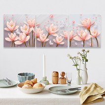 5D 다이아몬드 연꽃 대형 보석십사수 라운드 큐빅 DIY세트 집순이 집돌이 취미 태교십자수, 210x80 cm [70x80 cm 도안 3개 세트]