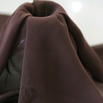 패브릭샵 대폭쉬폰원단 45컬러, 27.브라운