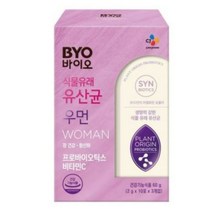 CJ제일제당 BYO 식물성 유산균 우먼 프로바이오틱스, 30포