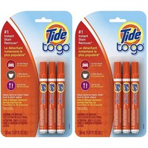 Tade to Go 인스턴트 얼룩 제거 펜 3개 (2개 패키지), 신선, 3카운트 (1팩)