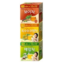 담터 보이차 50T+메밀차 50T+옥수수수염차 50T 총 150T/회사 탕비실 사무실 간식 침출차 겨울