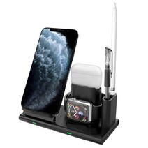 UM2 QI 무선고속충전기 에어팟 애플워치 노트10 아이폰 충전기 UMWH3in1, UMWH3IN1_블랙+고속충전어댑터