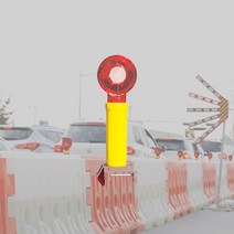 LED 경광등 비상 점멸등 깜빡이 멧돼지퇴지 깜빡이 경고등 바루사등 건전지사용 10개입, DC바루사등 휀스용 10개입