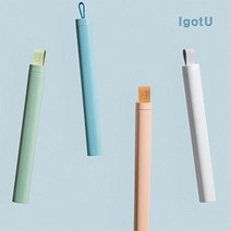 아이갓유 1+1 칫솔케이스 S 2종 세트, 그린+핑크 세트, 1세트