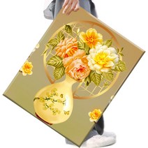 FASEN diy보석십자수 캔버스 형액자 세트 40cm x 50cm, AYW-151