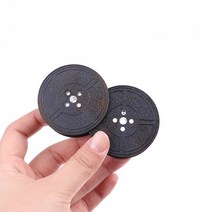 범용 타자기 리본 트윈 스풀 대부분의 교체 팩 (빨강 검정), 한개옵션1, 01 Onesize