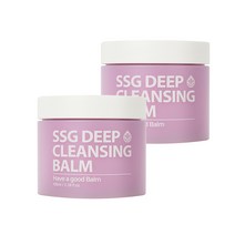 맥클린 쓱 딥 저자극 크림 클렌징 밤 100ml x 2개 메이크업 약산성 세안제 녹차