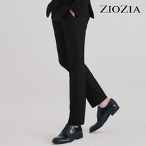지오지아 슬림 블랙 구김방지 데일리 정장팬츠 ABA5SP1401 BK