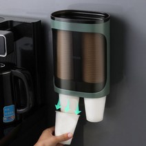 종이컵홀더 보관함 종이컵디스펜서 종이컵거치대, 싱글_화이트, 본상품선택