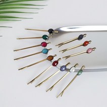 빈티지 앤티크 호마이카 미니 포인트 6.5 cm 헤어 실핀