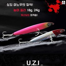 슬로우 싱킹 삼치 미노우 농어 우럭 광어 배스 미노우 멸치 하드베이트 로켓 알리 루어, C-검은머리멸치, 14g