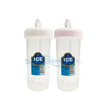 덕신 빨대컵(300ml)병원물컵 빨대물병 병원컵 PP빨대, 랜덤 발송, 1개