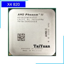 파워딜 AMD Phenom II X4 820 2.8 GHz 쿼드 코어 CPU 프로세서 HDX820WFK4FGI 소켓 AM3, 한개옵션0