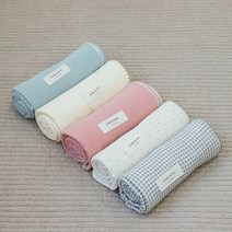 [여름 블랭킷 모음전] 바미블랑 신생아 아기 여름 블랭킷 애착 이불 유모차담요, 아티스트멍 3중 블랭킷
