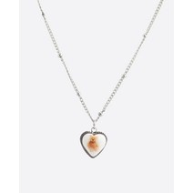 사공삼데이즈 써지컬스틸 목걸이해피베어 목걸이 곰돌이 빈티지 팬던트 하트