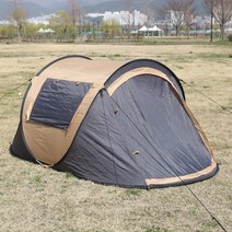감성 원터치 방수 팝업텐트 양문개방형 2인용 백패킹