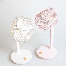 탁상용 선풍기 미니 캠핑 캠핑용 탁상 소형 사무실 무선 야외용 테이블, 화이트