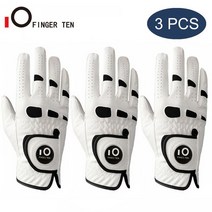 왼손 오른손 골프 장갑 남성용 PU 가죽 볼 마커 포함 전천후 그립 미끄럼 방지 스포츠 S M ML L XL 드롭 배송