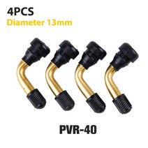 밸브 튜브리스 타이어 용 4 개/갑 고무 앵글 밸브 디스크 휠 니플, 01 A1