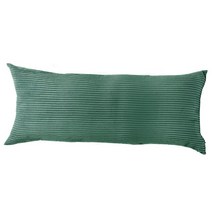 라탄원형방석 둥근방석 큰방석 스트라이프 코듀로이 바디 쿠션 커버 50x70CM 50x100CM 50x120CM 플러시 아이솔메틱 침구 건강한 표준 긴 베개 케이스, [07] 50x152cm, [17] Greyish Green