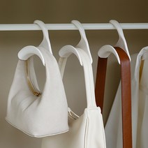 BANHANY (1+1+1할인) 다용도 싱글&날개형 화이트 가방걸이 옷걸이 소품걸이/공간활용 자취필수템 모자 목도리 걸이, 2개, 싱글형