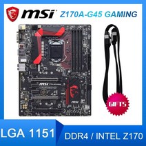 msi z170a-g45 게임 마더보드 lga 1151 ddr4 intel z170 sata3 usb3.1 m.2 atx placa-mãe for core i5-7500i3-630