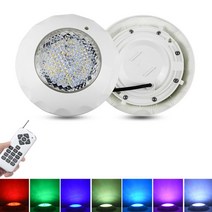 연못방수시트 연못만들기 방수시트 방수포 덮개 양식 ABS LED 잠수정 Led 풀 램프 원격 제어 Led 연못 조, 02 웜 화이트_01 12W D230xH48mm