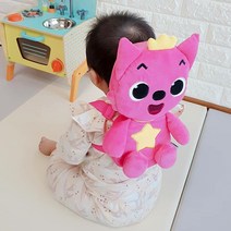 핑크퐁 아기상어 아기머리보호대 머리쿵 방지쿠션 아이쿵