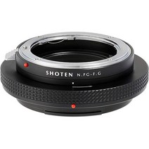 일본직발송 2. SHOTEN 마운트 어댑터 NFG-FG (니콘 F마운트(G타입 대응) 렌즈 → 후지 필름 G마운트 변환), 니콘 F마운트(G타입 대응)  블_, 상세 설명 참조0