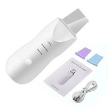삭피기 블랙헤드제거기 초음파 피부 스크러버 딥 페이스 클리닝 기계 필링 삽 얼굴 모공 클리너 리프트, [02] White, 02 White