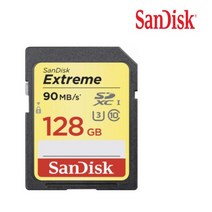 파나소닉 루믹스 DC-G9 카메라 호환 MLC 메모리카드 128GB, 선택하세요, san extrem SD카드 128GB