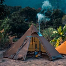 감성 캠핑 텐트 돔 차박 추천 초경량 피라미드 with chimney hole 경량 4 person teepee snow skirt winter 20d 낚시 트랙 5 148, 협력사, 이너텐트 대 매트