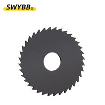 톱날 원형 밀링 절삭 공구 CNC 슬롯 가공 카바이드 HSS 티타늄 블랙 코팅 40mm 60mm 63mm 75mm 슬리팅 금속강, 185.100mm - 50mm - HSS Nitride