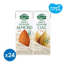 동원 그린덴마크 아몬드 귀리 오트밀 우유 190ml 24팩, 2. 그린덴마크 귀리 190ml x 24