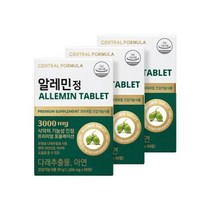 유통기한 23-12-22 센트럴포뮬러 알레민정 다래추출물 X 3개, 단품