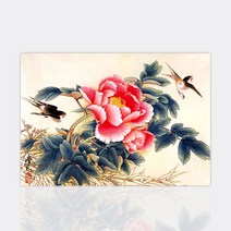 수재샵 보석십자수 모란과제비