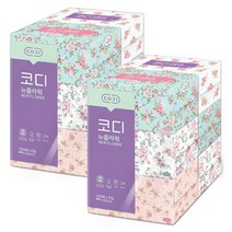코디 뉴플라워 갑티슈 2겹, 6입, 2팩