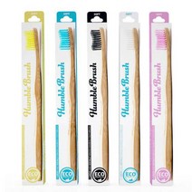 험블브러쉬 대나무칫솔 친환경칫솔, 색상:험블브러쉬 - 블랙