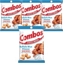 콤보스 베이크 스낵 프레첼 버팔로 블루 치즈, 168g, 4개