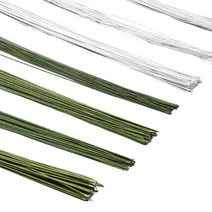 설탕 케이크 슈가 플라워 모델링 와이어 클레이 인형 40 개 퐁당 검 페이스트 도구 직경 06/0.8/1/1.2/1.4/1. 8mm, green 0.6mm